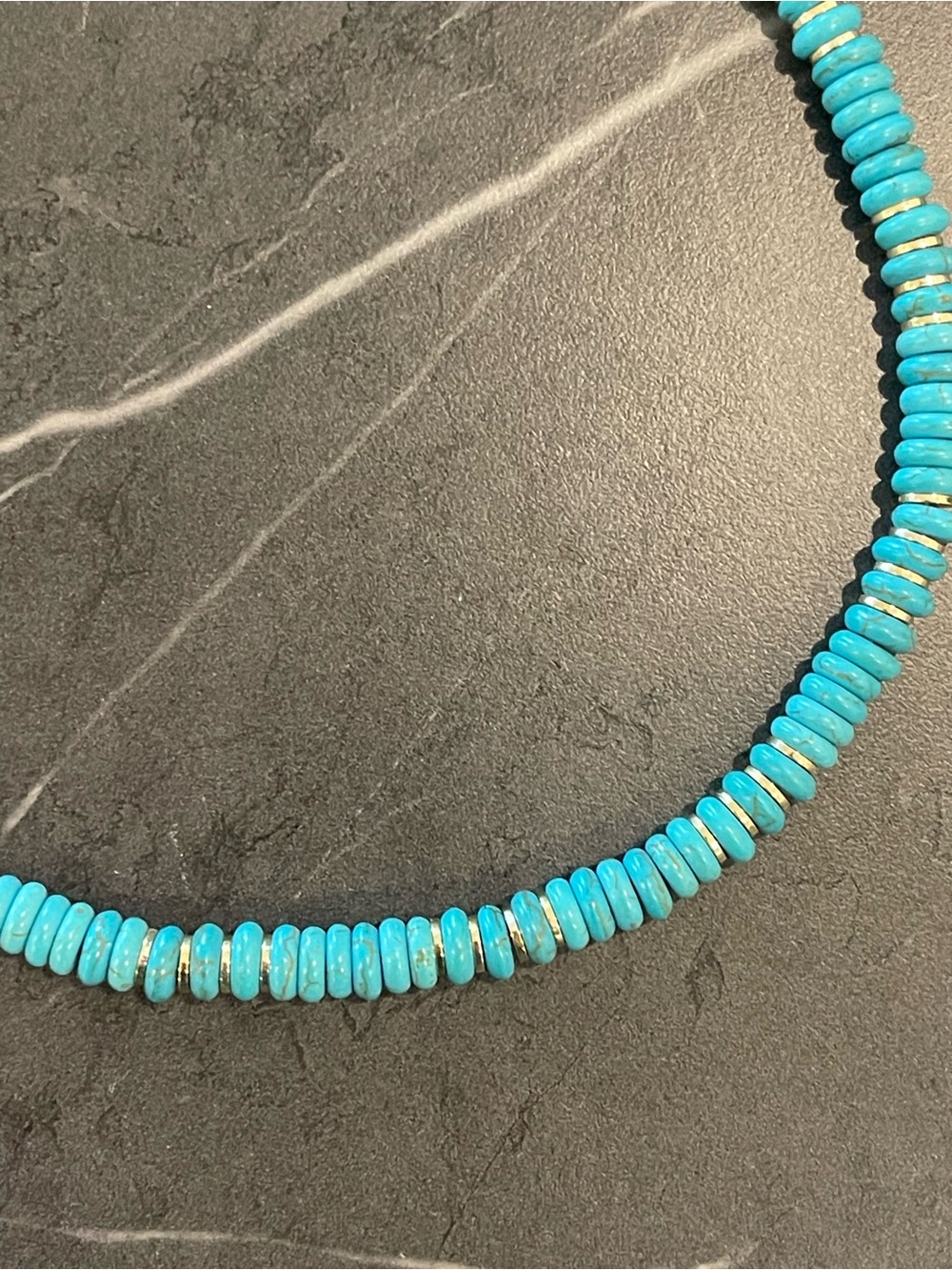 Allie + Bess Turquoise Beaded Necklace - Picture 5 of 5